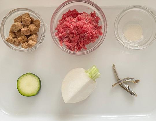 馬肉とカブの潤いごはん作り方１