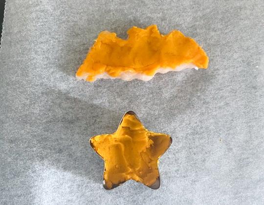 鶏とかぼちゃのハロウィン風作り方３
