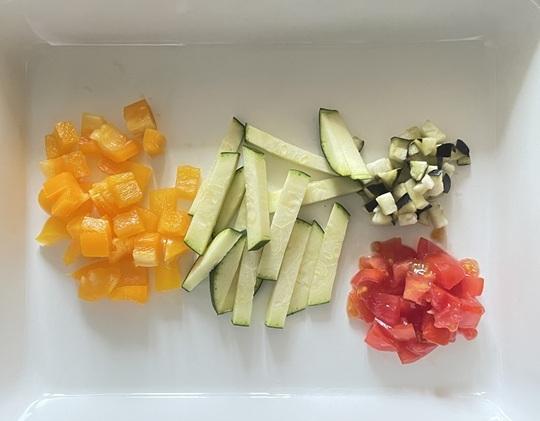 鶏せせりと彩野菜炒め作り方３