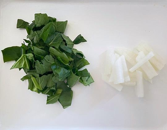 じゃがいもニョッキのお雑煮作り方２