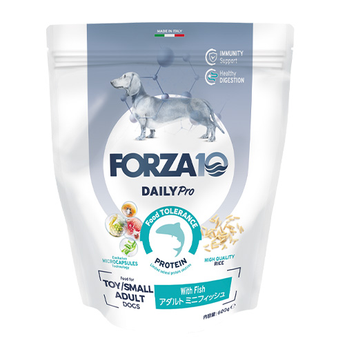 【肉や鶏を避けたい愛犬に。】FORZA10（フォルツァディエチ）デイリープロ　アダルトミニ　フィッシュ（小粒）